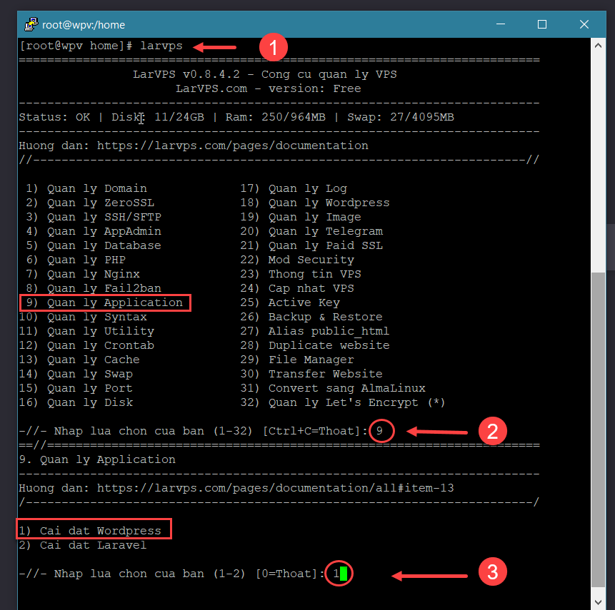 Cài WordPress trên VPS