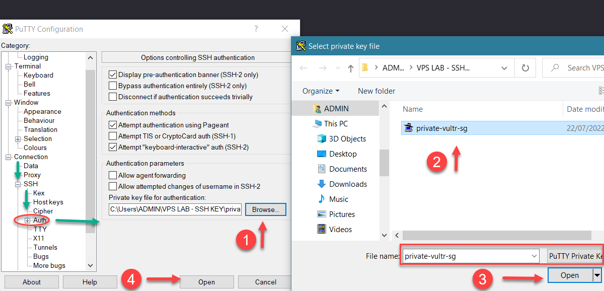 Login VPS bằng SSH Key qua PuTTY